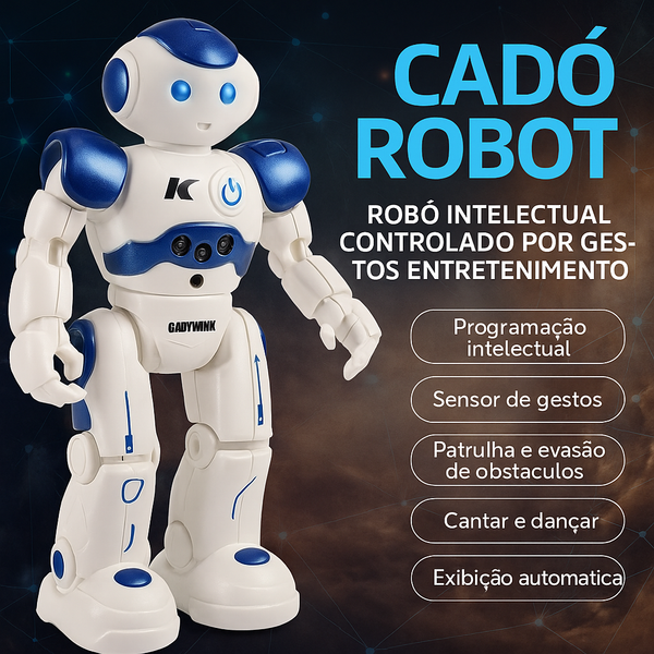 Robô Inteligente — Diversão e Aprendizado em um só brinquedo!