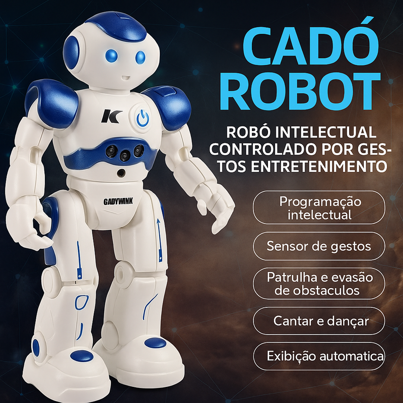 Robô Inteligente — Diversão e Aprendizado em um só brinquedo!