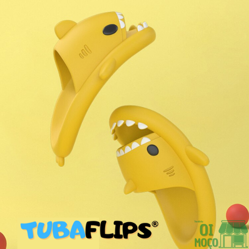 TubaFlips™ - Chinelo Nuvem Tubarão